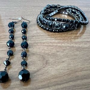 Elegant Black Jewelry Set